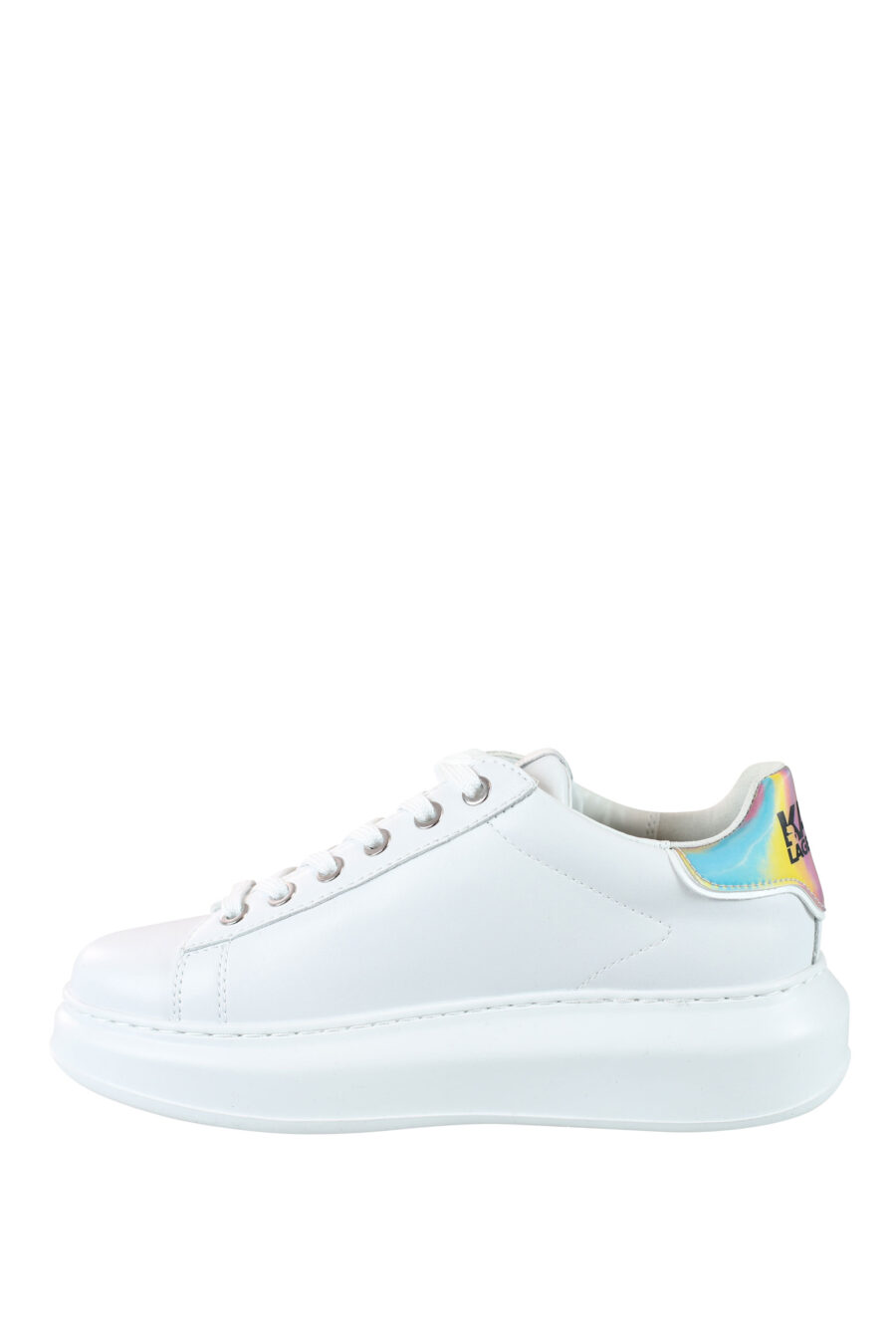Zapatillas blancas con logo multicolor "rue st-guillaume" - IMG 0012