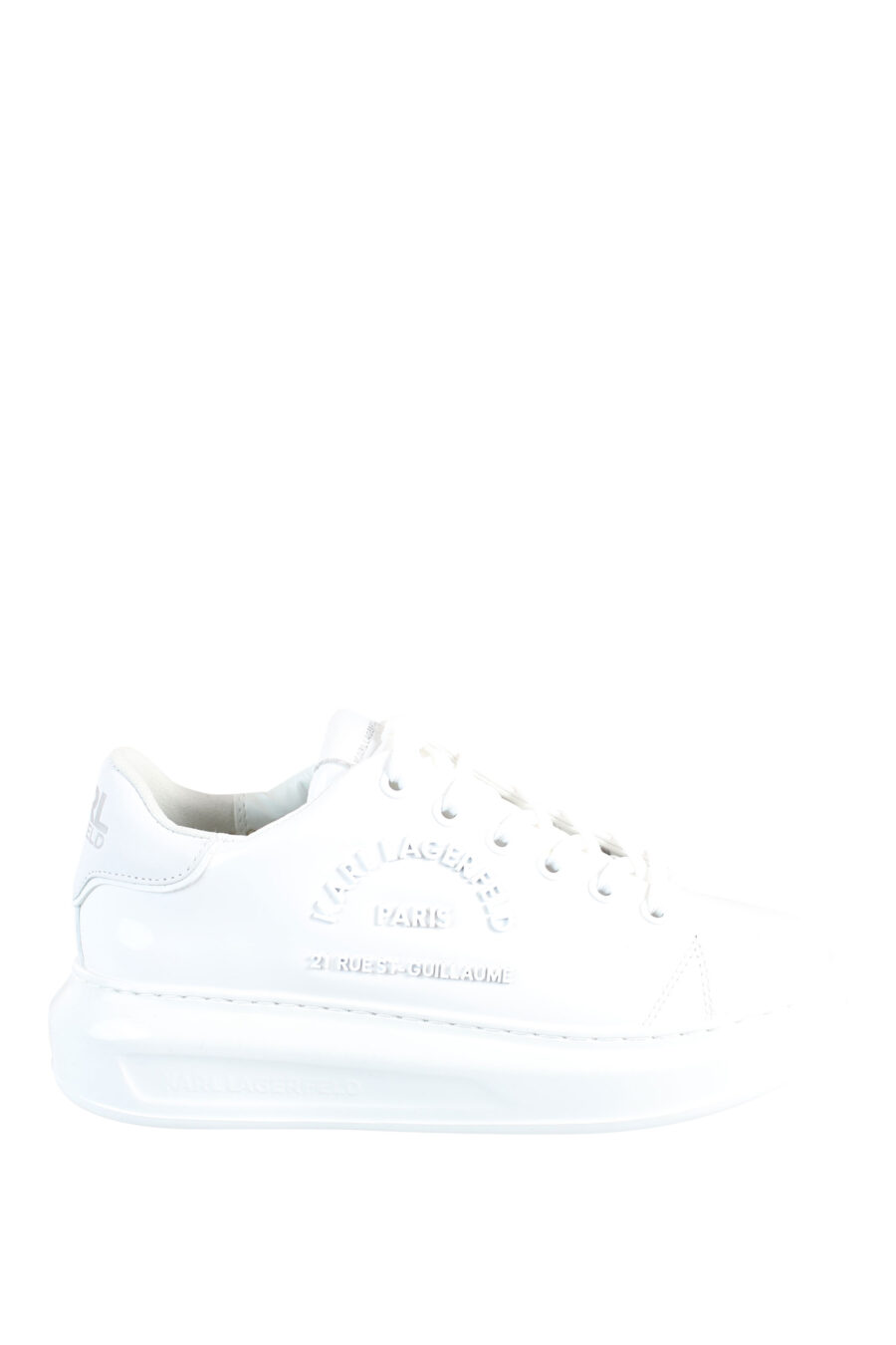 Zapatillas blancas brillantes con logo lettering "rue st guillaume" - IMG 0013 1