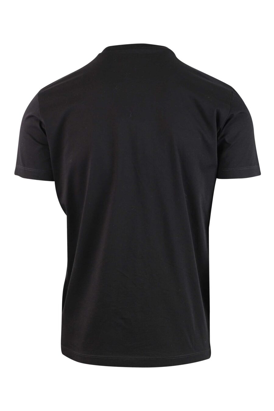 Schwarzes T-Shirt mit mehrfarbigem Maxilogo - IMG 0036 1