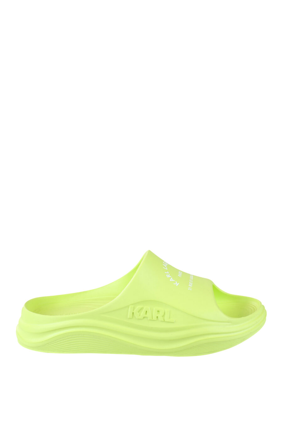 Green eco flip flops with monochrome logo - IMG 0045 1