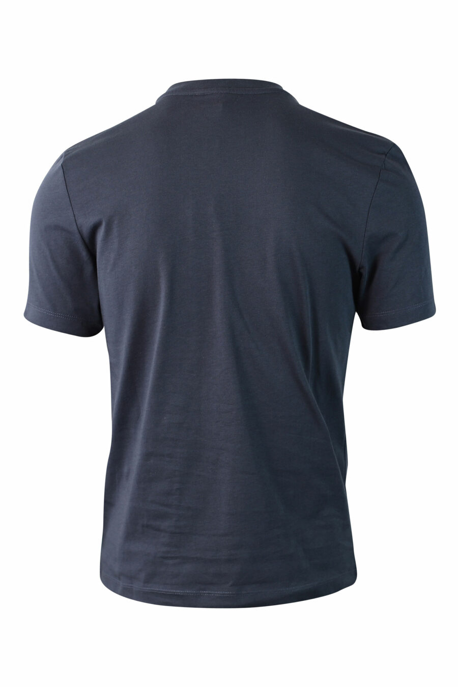 T-shirt azul com maxilogo monocromático - IMG 0045