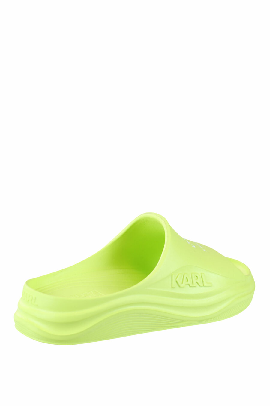 Green eco flip flops with monochrome logo - IMG 0046