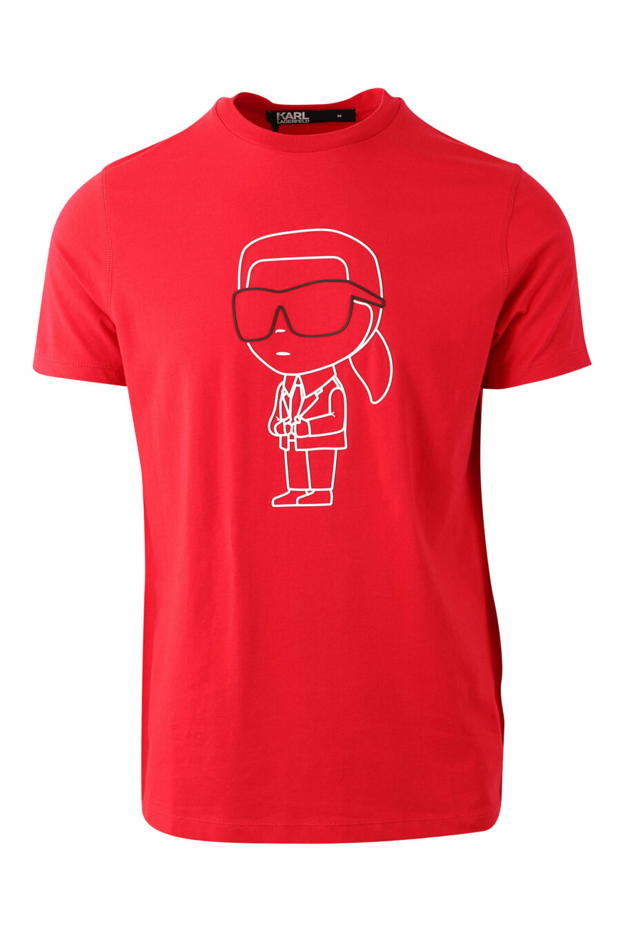 Camiseta roja con maxilogo "karl" silueta - IMG 0048
