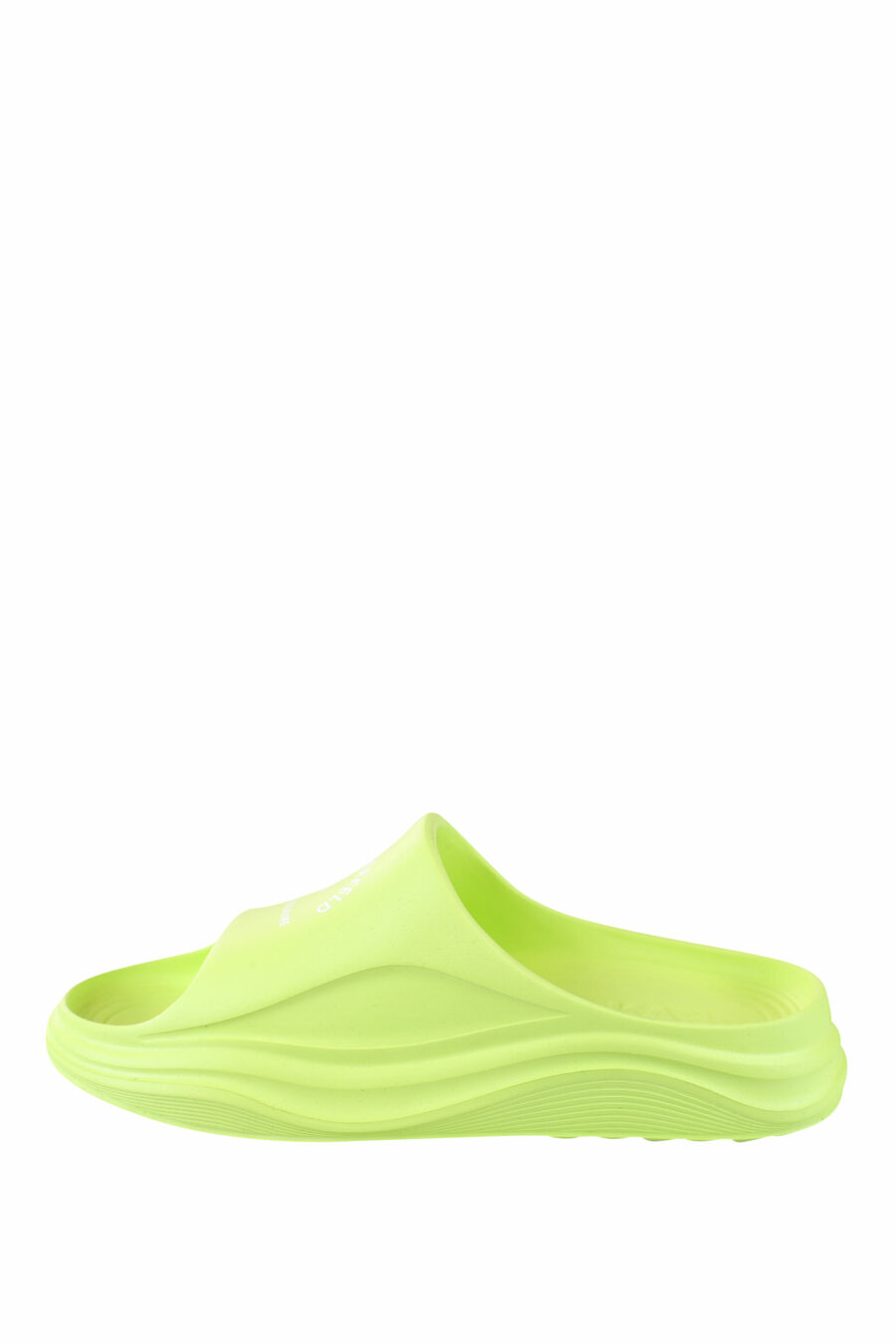 Green eco flip flops with monochrome logo - IMG 0049