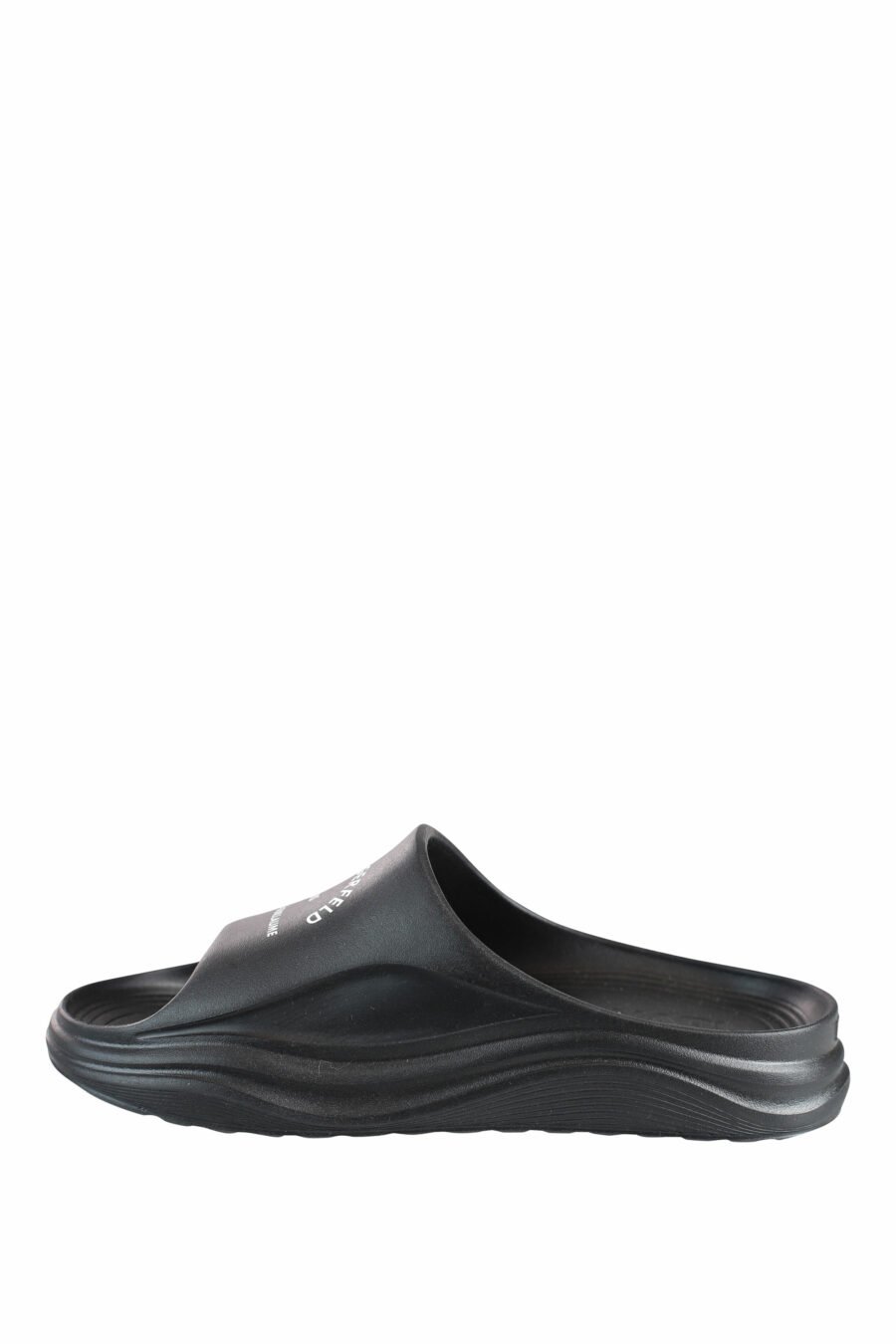Schwarze Öko-Flip-Flops mit weißem "rue st guillaume"-Logo - IMG 0053