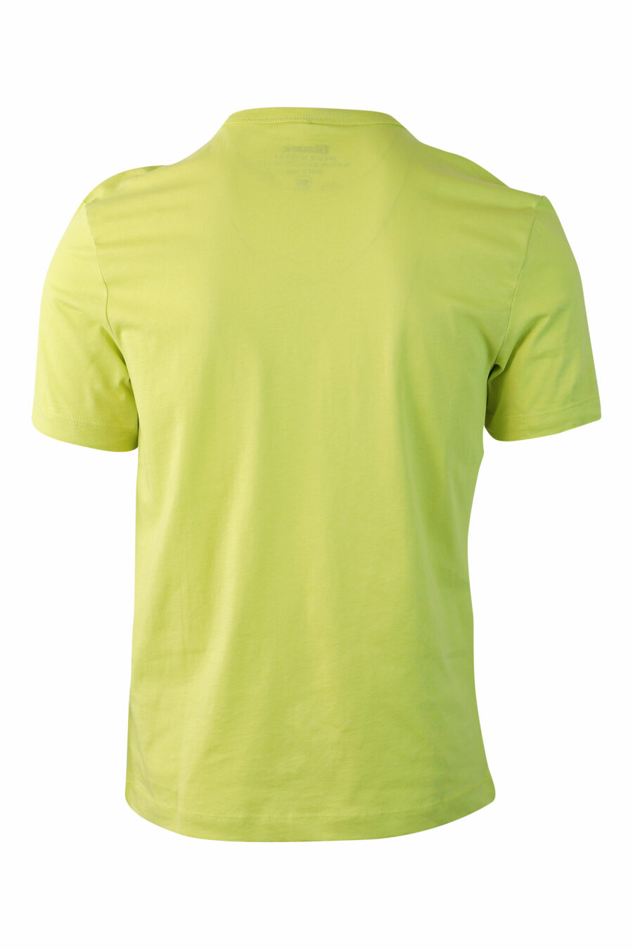 Limonengrünes T-Shirt mit Mini-Logoschild - IMG 0069 1