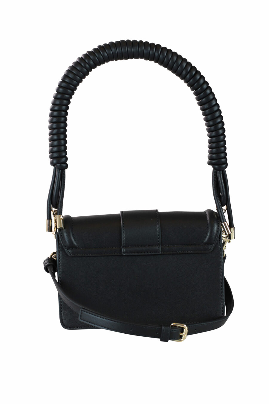 Black shoulder bag with baroque buckle - IMG 0104