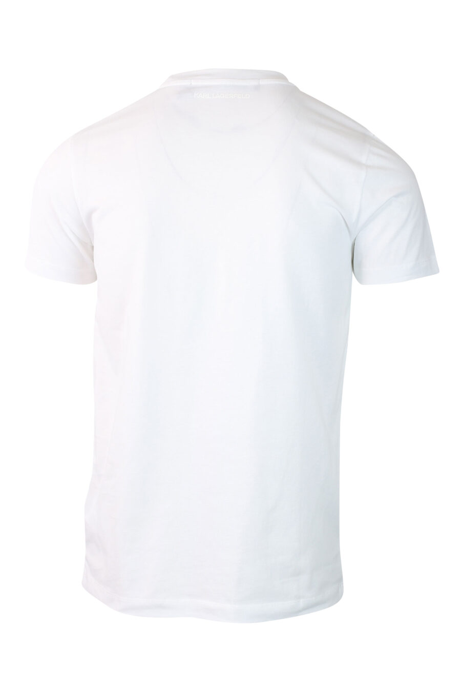Camiseta blanca con logo holográfico "rue st guillaume" - IMG 0111
