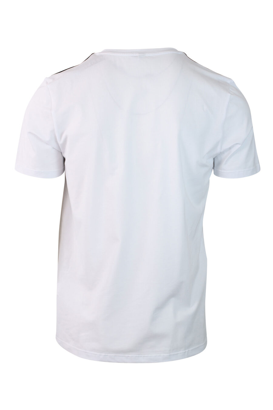 Conjunto de duas T-shirts brancas com faixa de ombro com logótipo - IMG 0133