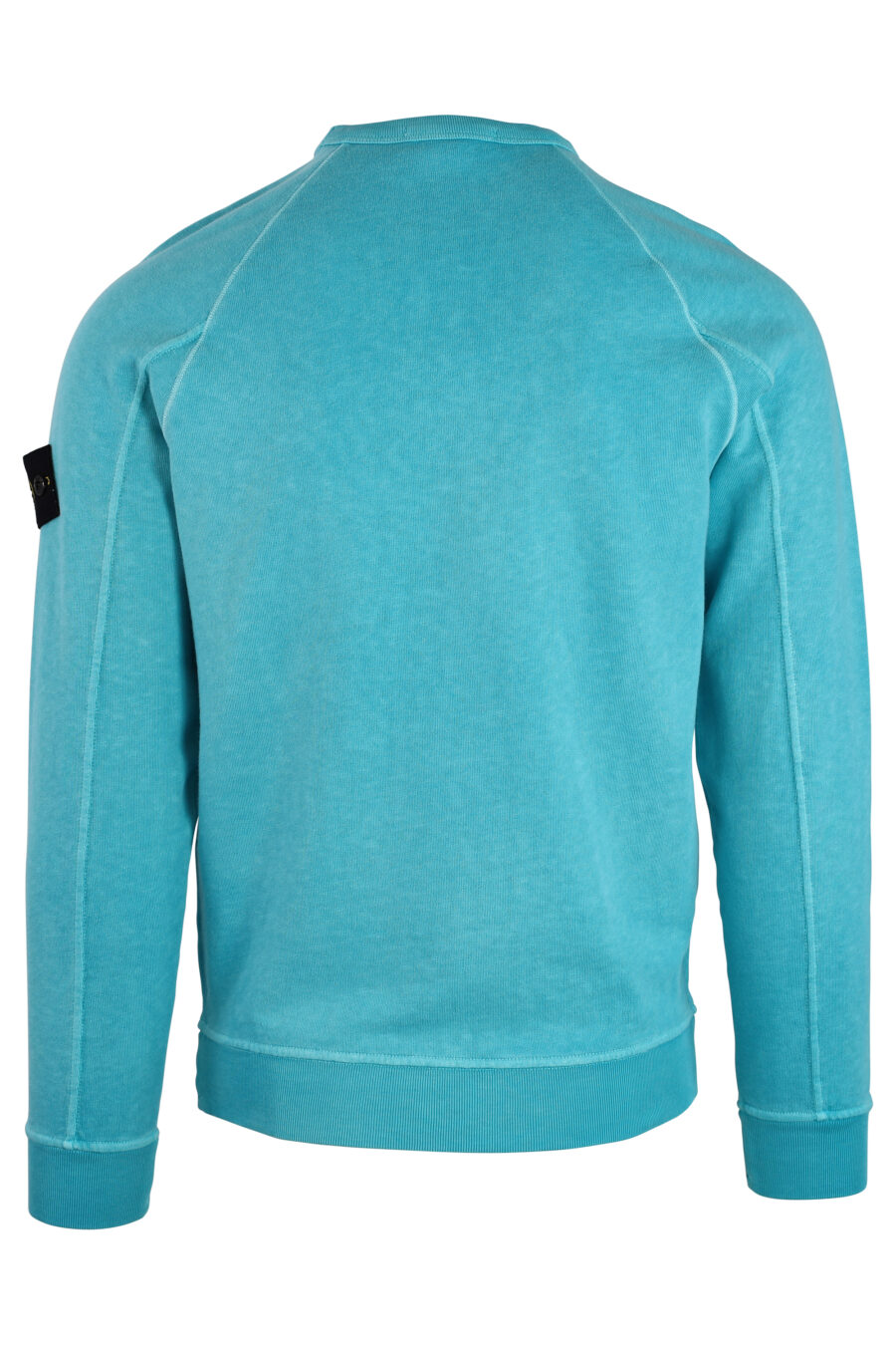 Sky blue sweatshirt with patch - IMG 0250
