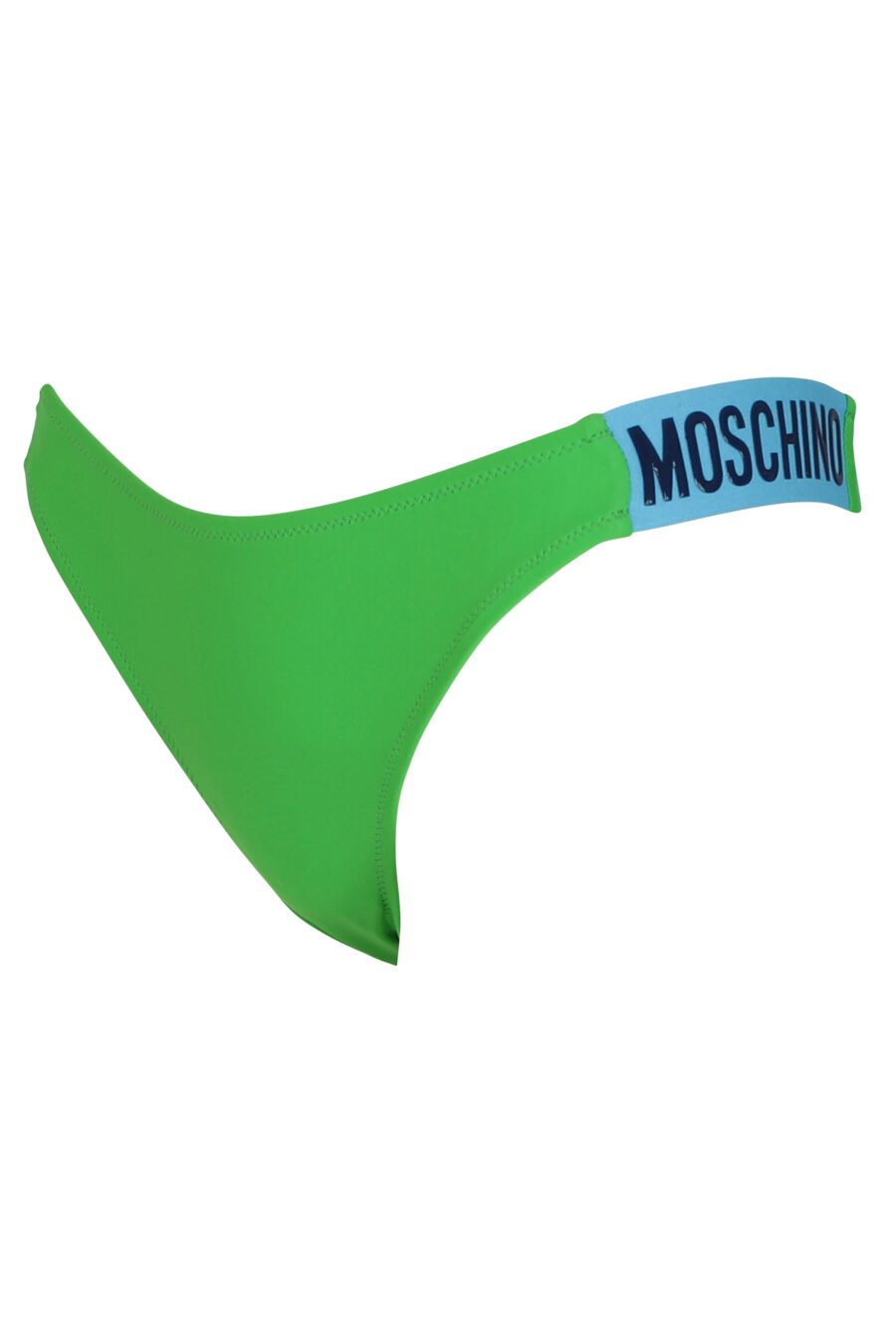 Bas de bikini vert avec logo sur la bande latérale - IMG 0313