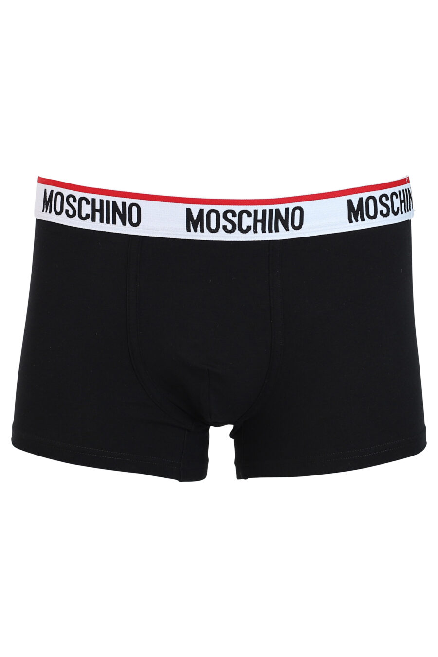 Pack de dos boxers negros y blancos con logo negro y rojo en cinturilla - IMG 0354