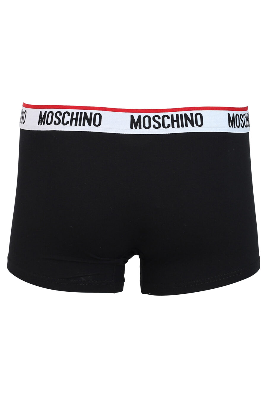 Pack de dos boxers negros y blancos con logo negro y rojo en cinturilla - IMG 0355