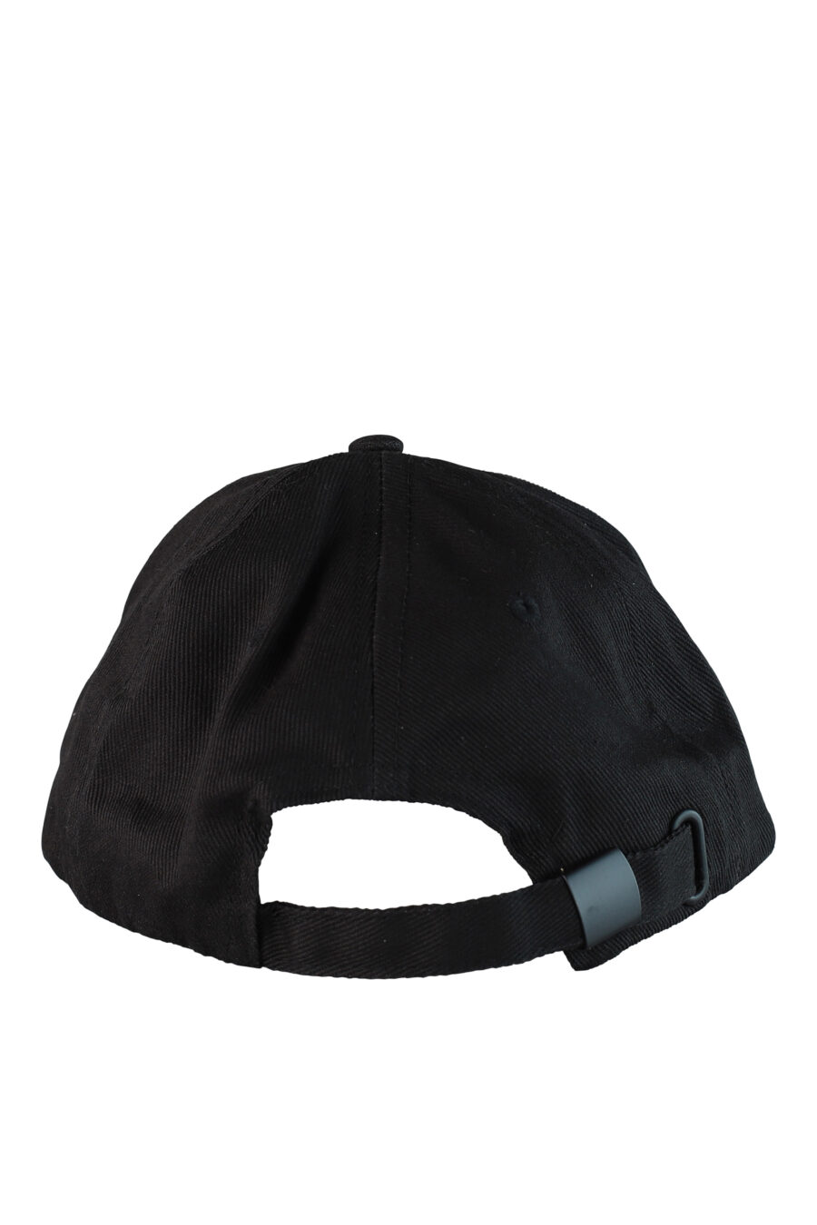 Schwarze Kappe mit weißem kreisförmigen Logo - IMG 0509