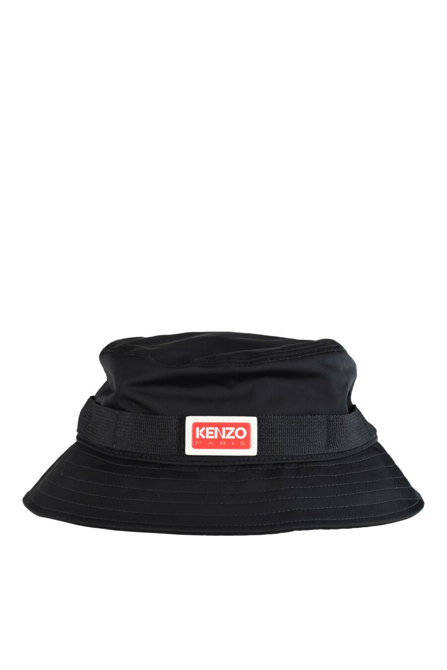 Sombrero de pescador negro con logo "paris" - IMG 0514