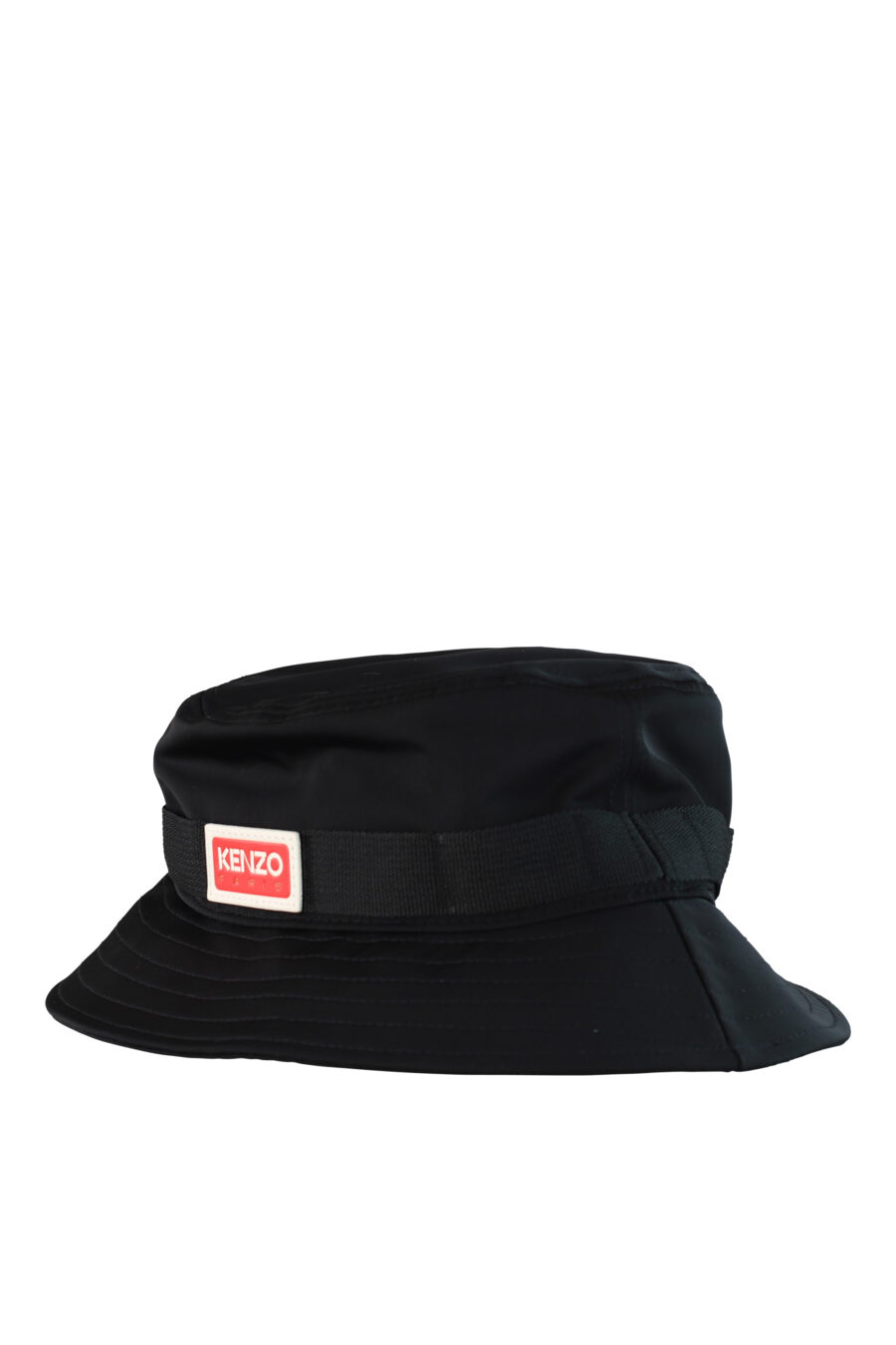 Sombrero de pescador negro con logo "paris" - IMG 0515