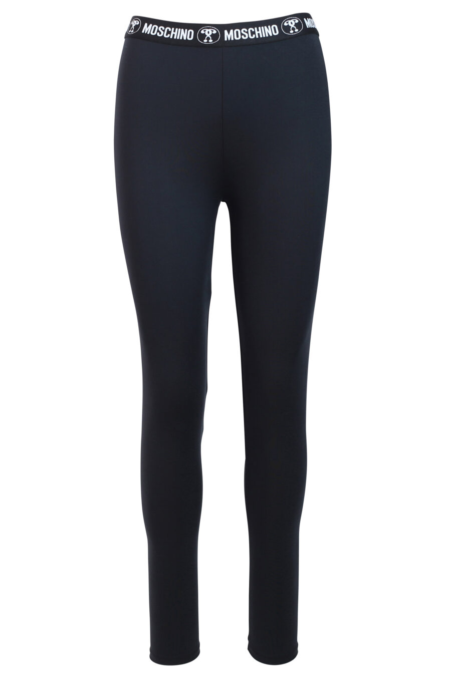Black leggings with double question logo on tape - IMG 0686
