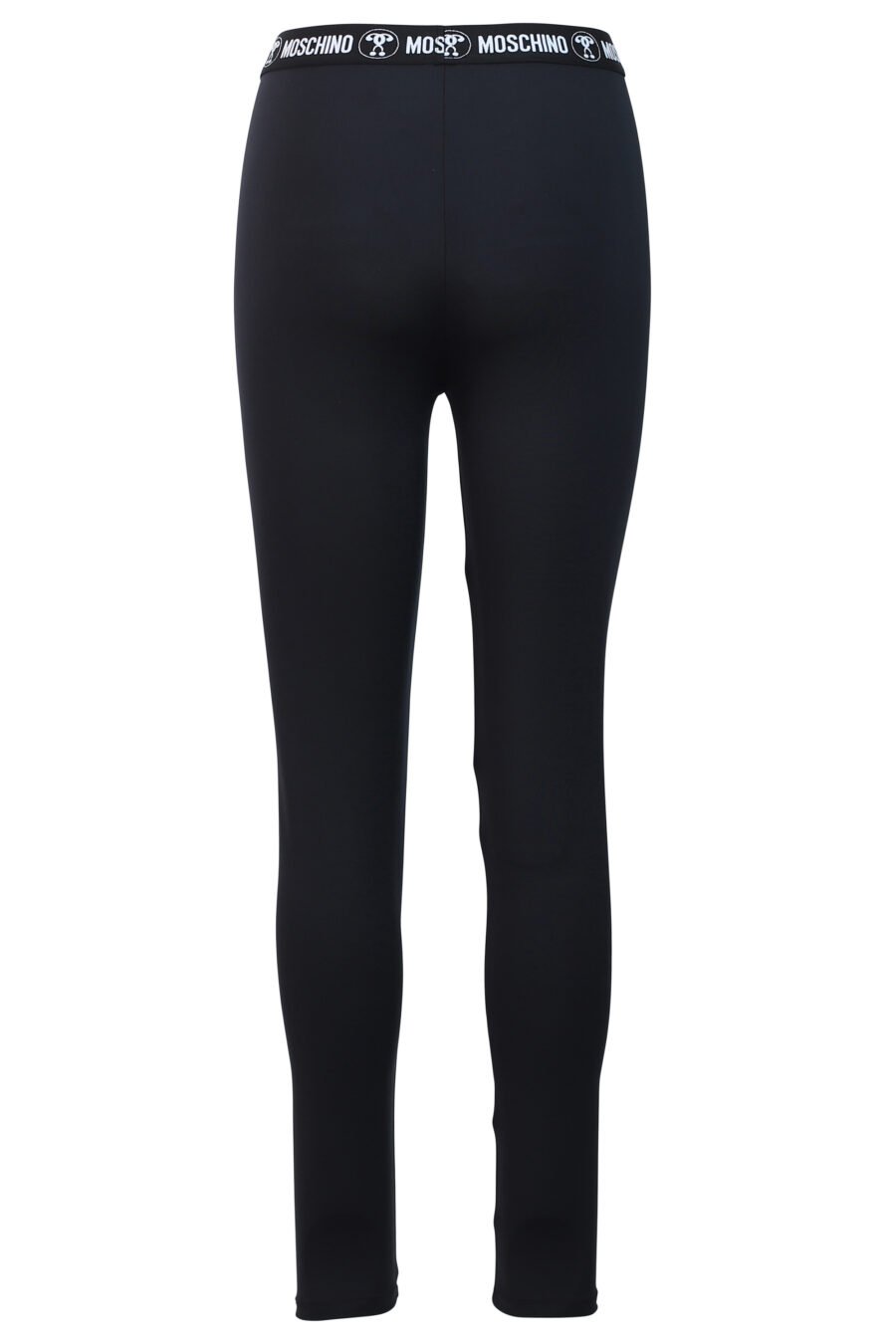 Black leggings with double question logo on tape - IMG 0688