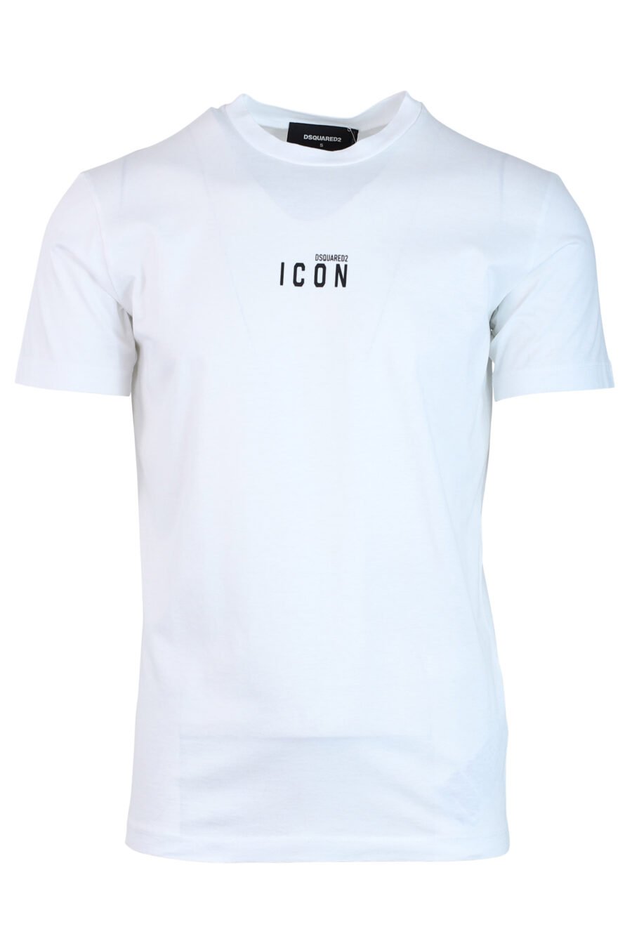 Weißes T-Shirt mit Minilogo "Icon" - IMG 0719