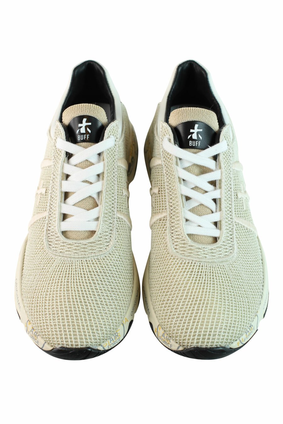 Zapatillas beige y negro transpirables "buff 5844" - IMG 0870