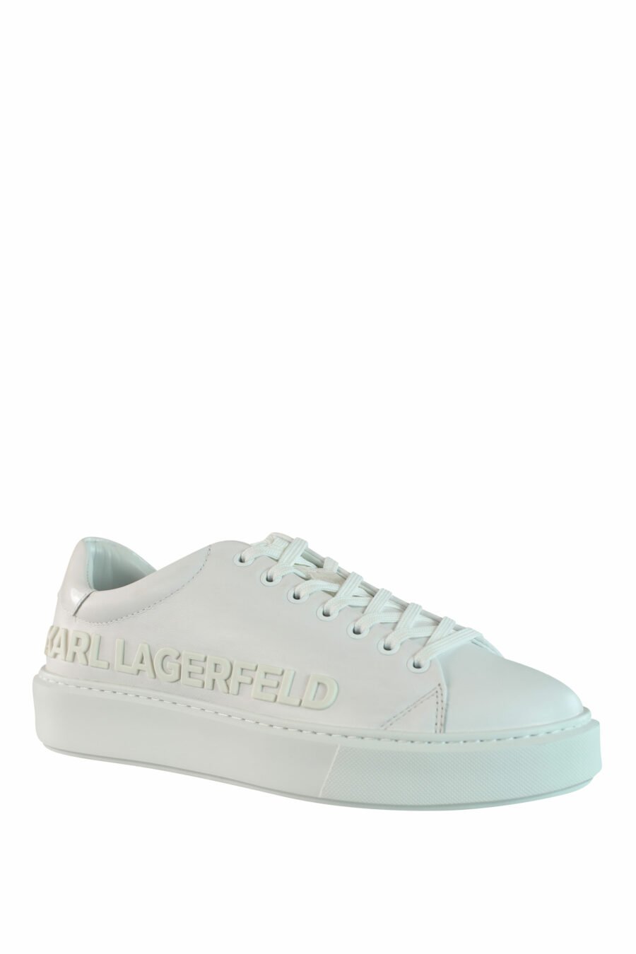 Zapatillas blancas "max kup" con logo blanco - IMG 0964