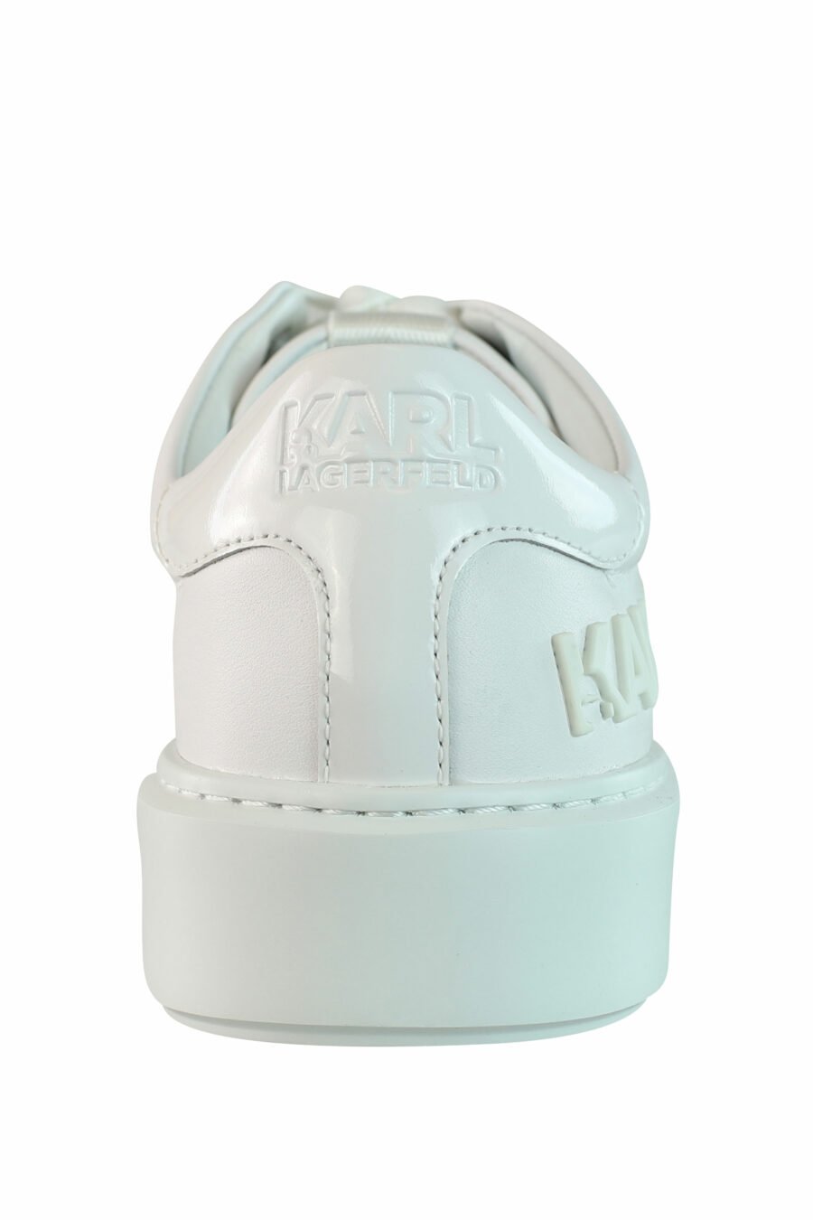 Baskets blanches "max kup" avec logo blanc - IMG 0966