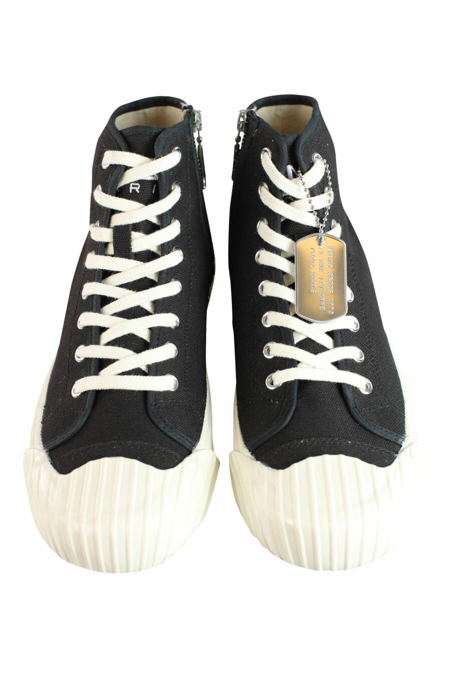 Zapatillas altas negras con logo "boke flower" - IMG 1022