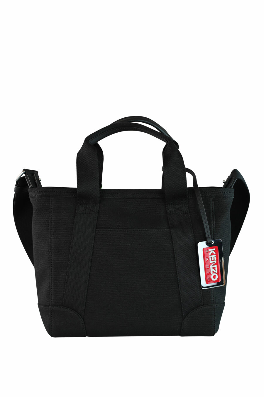 Tote bag bandolera negro con logo "paris" - IMG 1057