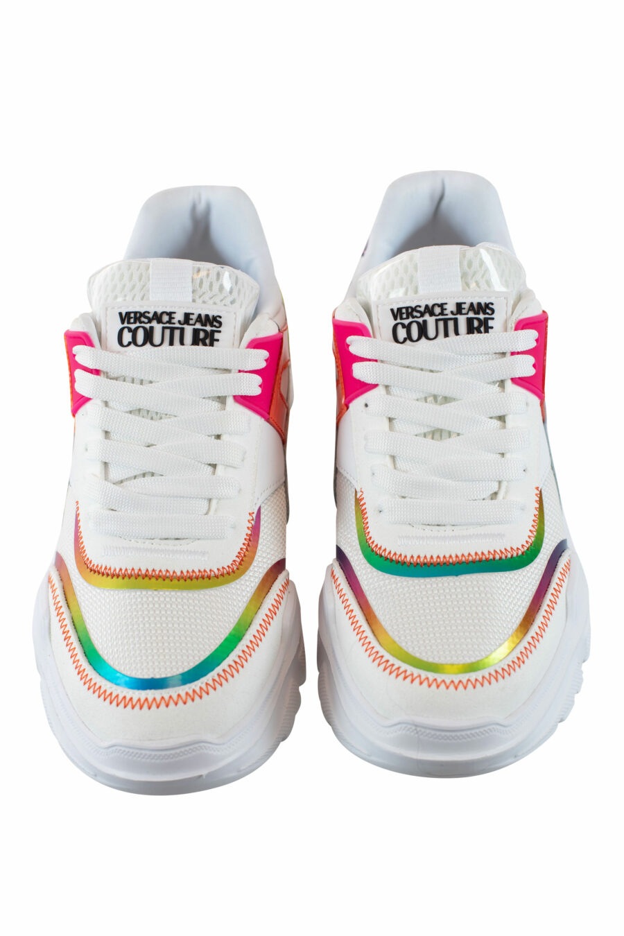 Zapatillas blancas multicolor reflectivo - IMG 4315