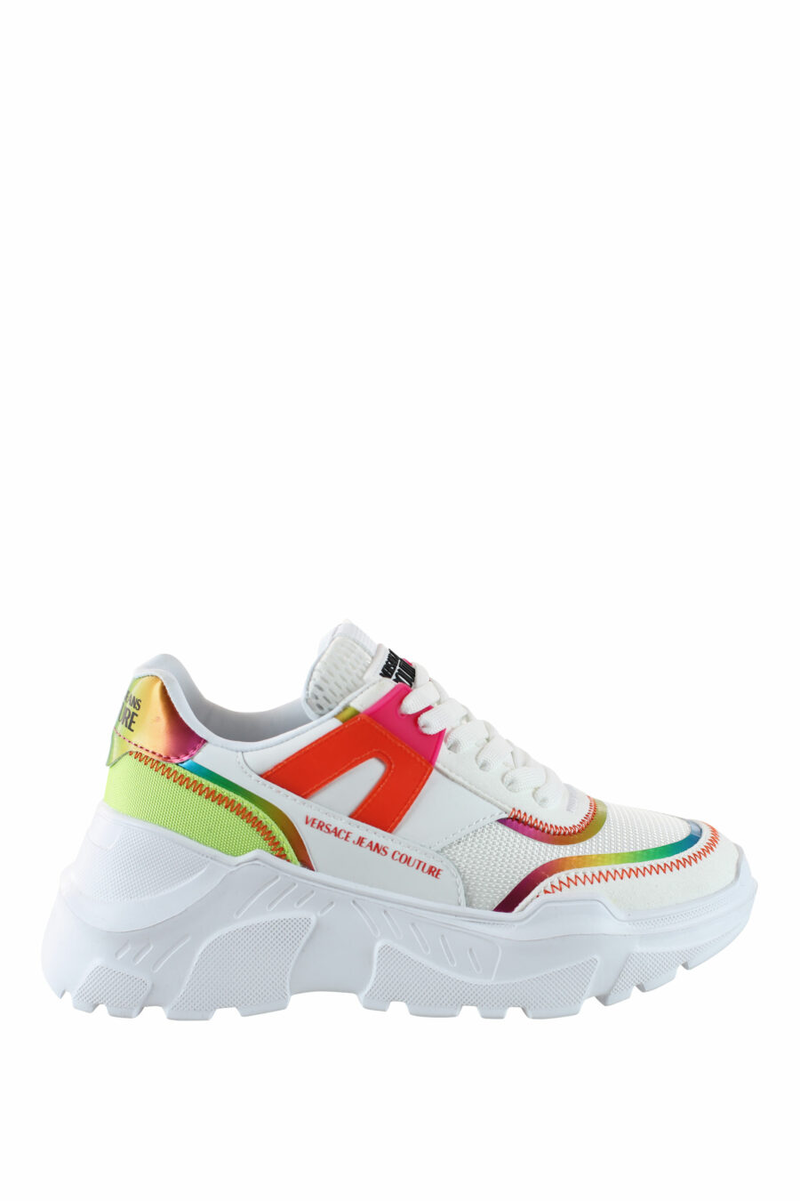 Zapatillas blancas multicolor reflectivo - IMG 4492