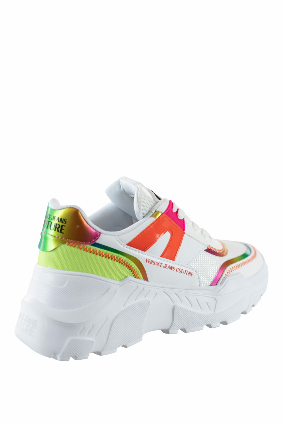 Zapatillas blancas multicolor reflectivo - IMG 4493