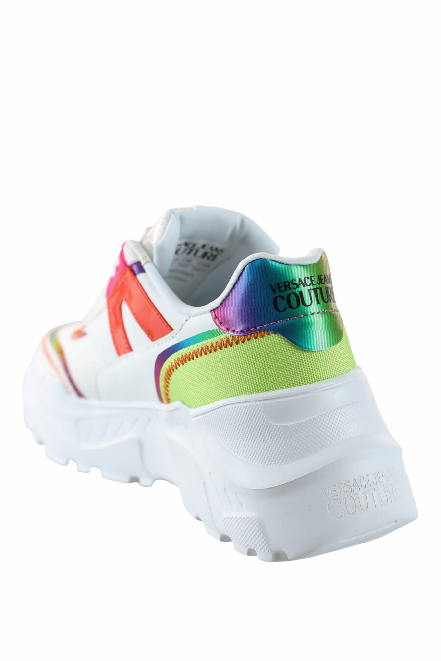 Zapatillas blancas multicolor reflectivo - IMG 4494