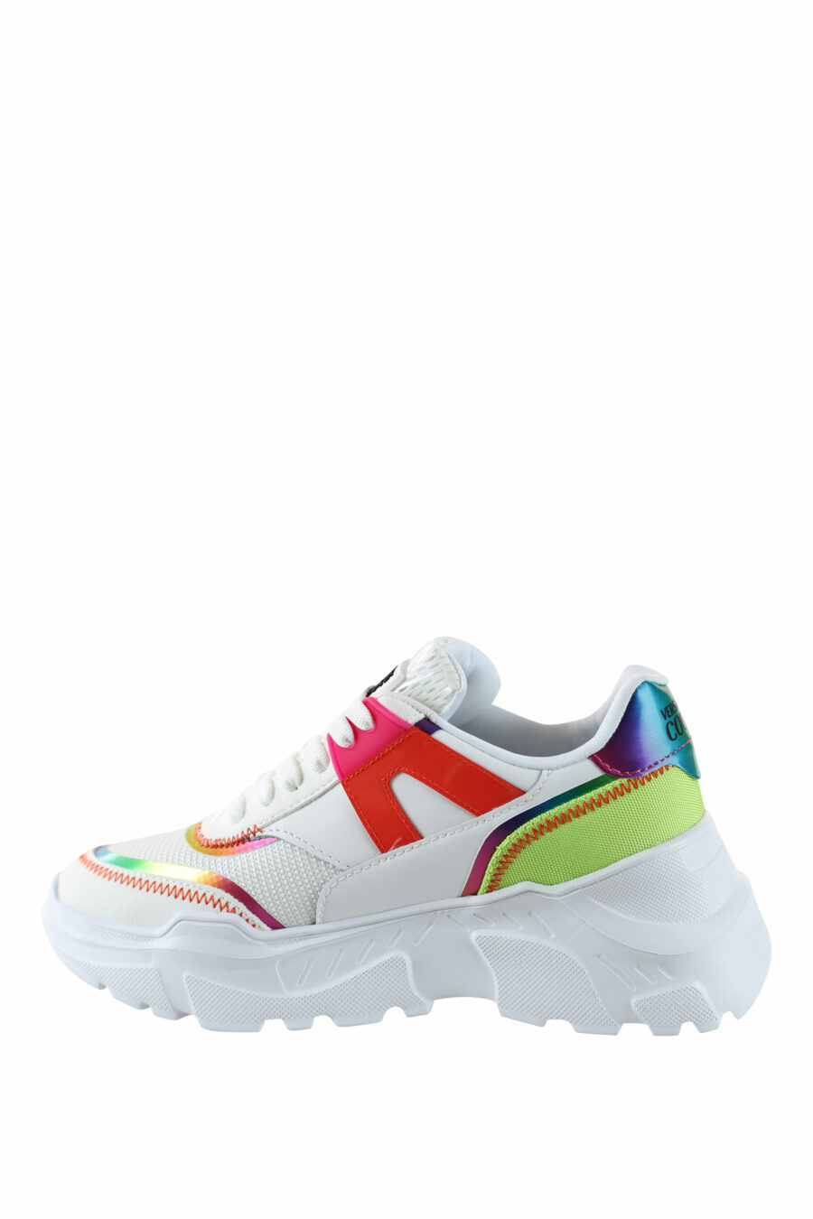 Zapatillas blancas multicolor reflectivo - IMG 4496