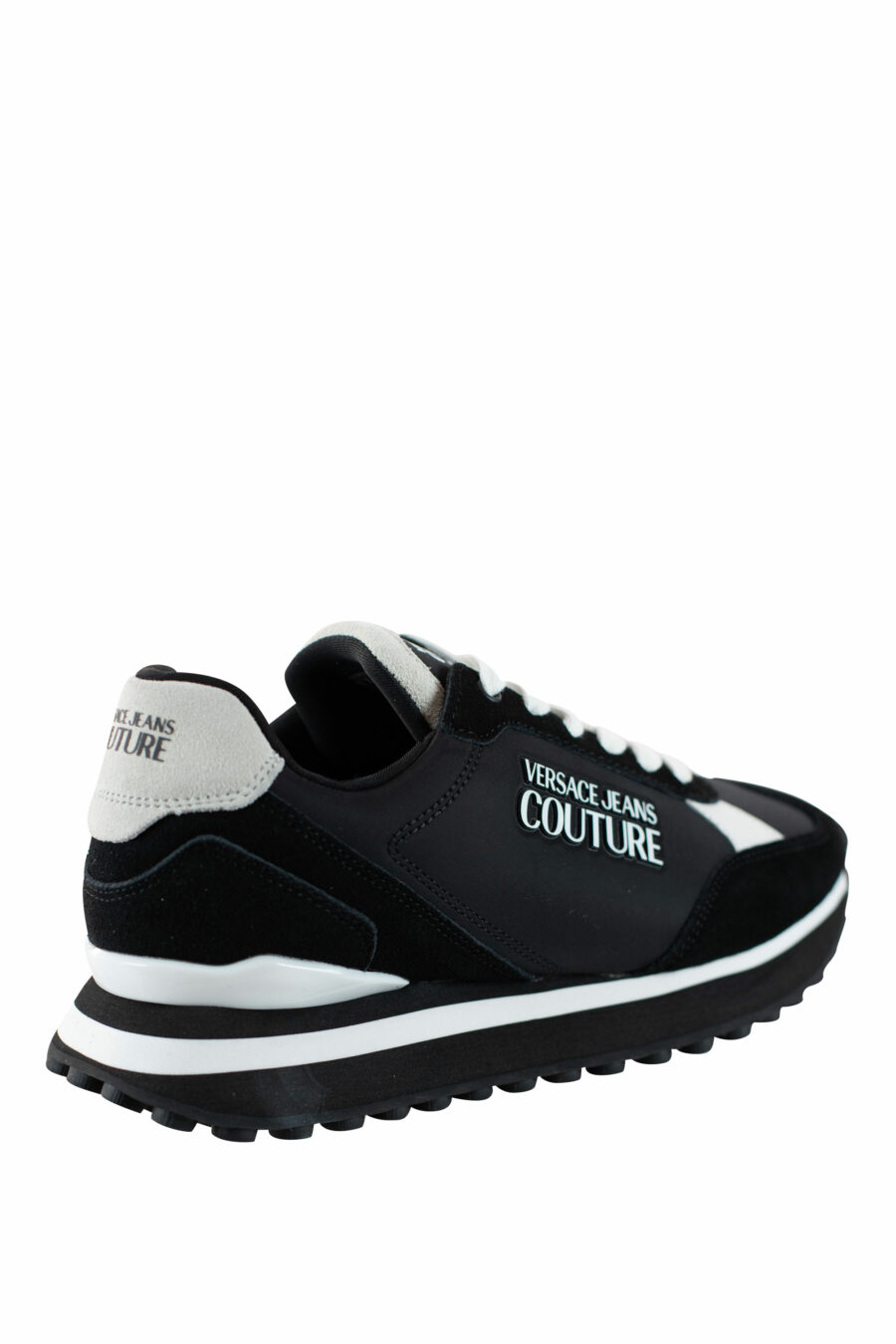Trainers black with beige "spyke" with white logo - IMG 4533