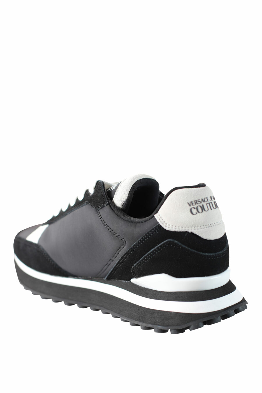 Zapatillas negras con beige "spyke" con logo blanco - IMG 4536