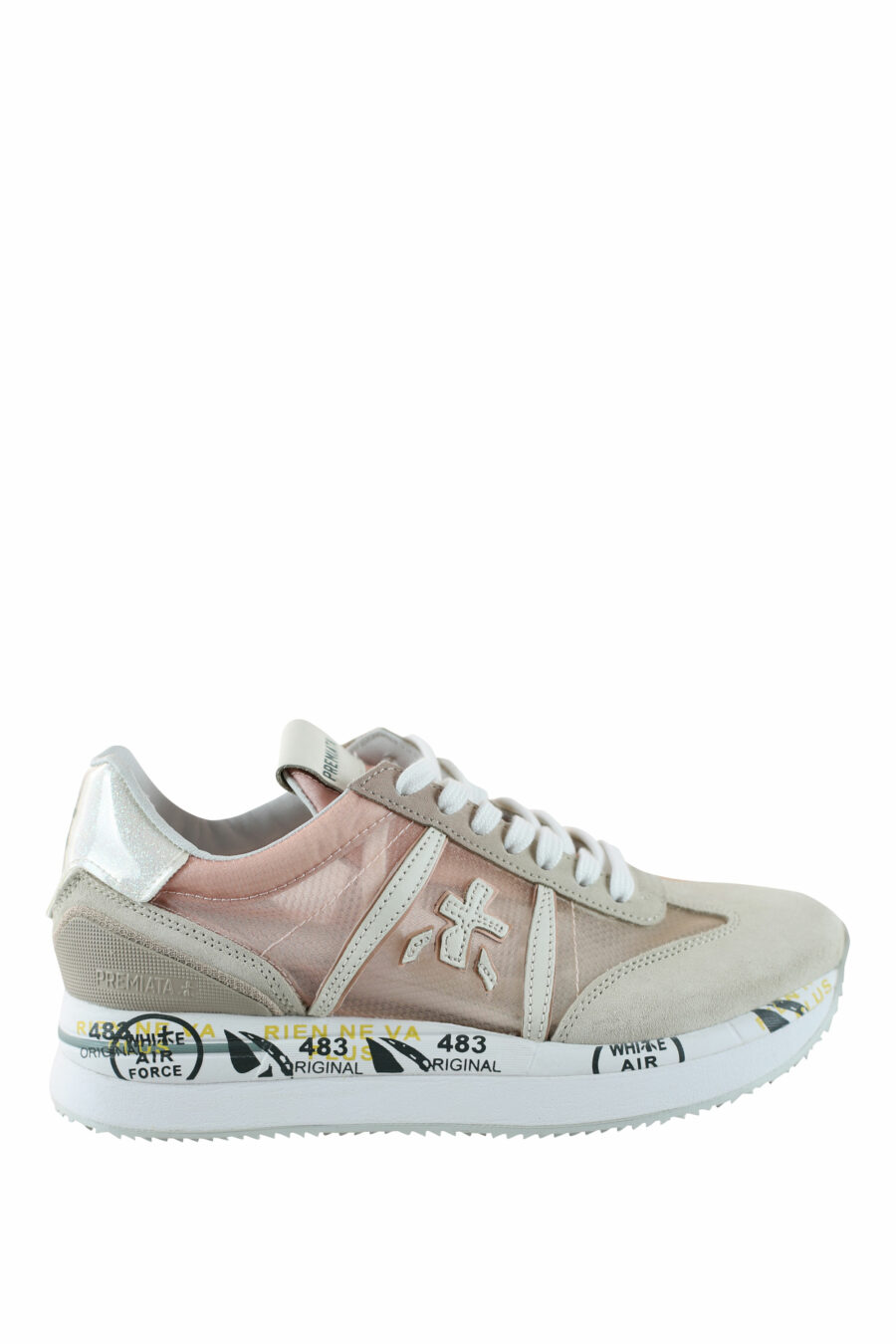 Zapatillas rosa con beige transpirables "conny 6245" - IMG 4568