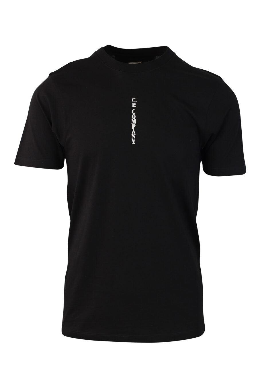 Camiseta negra con minilogo vertical - IMG 9849