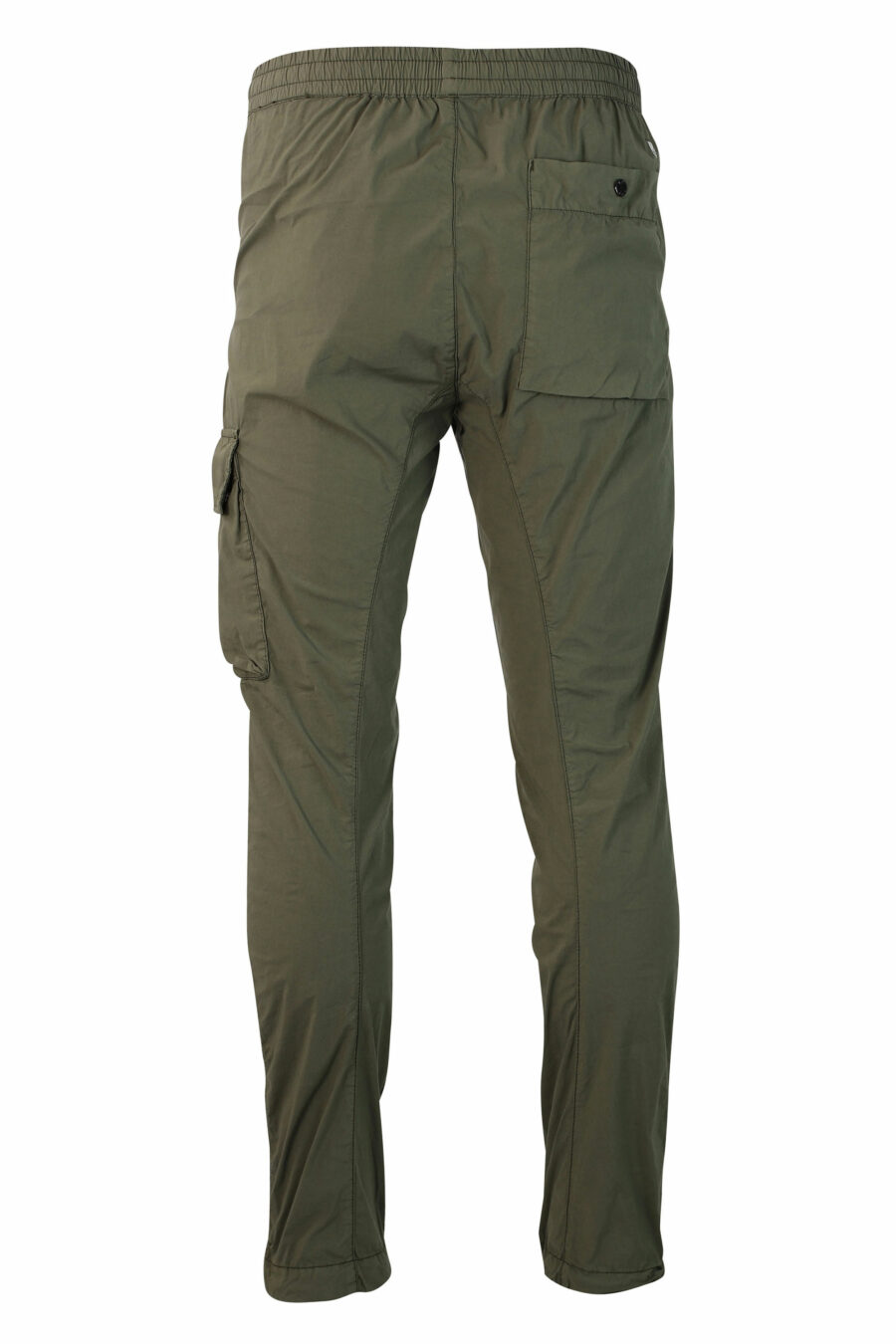 C.P. Company - Pantalón verde militar con minilogo circular