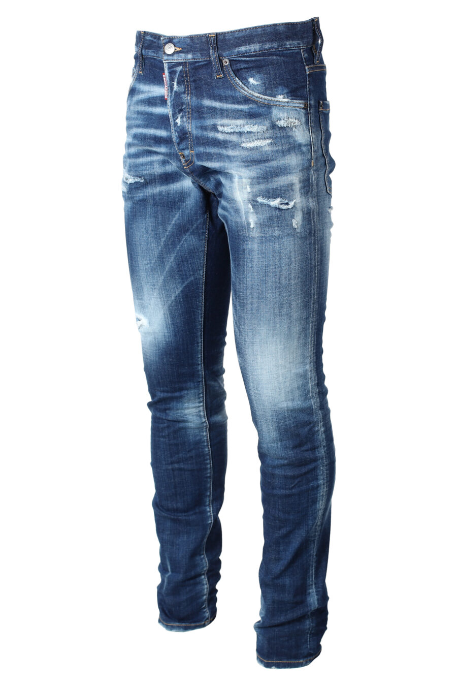 Blaue getragene Jeans "cooler Typ" - IMG 9873