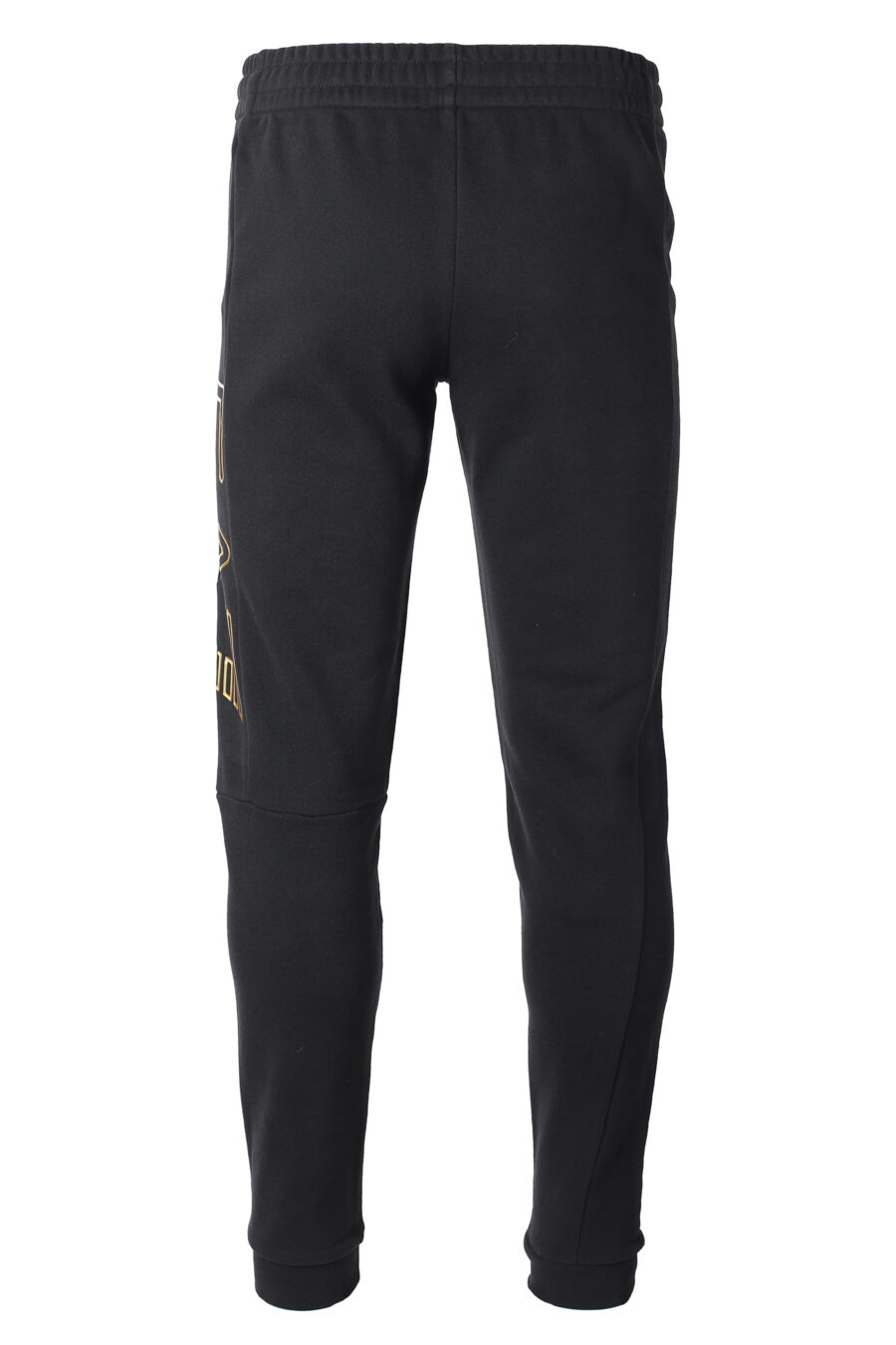 Pantalón de chándal negro con maxilogo bicolor lateral - IMG 9883