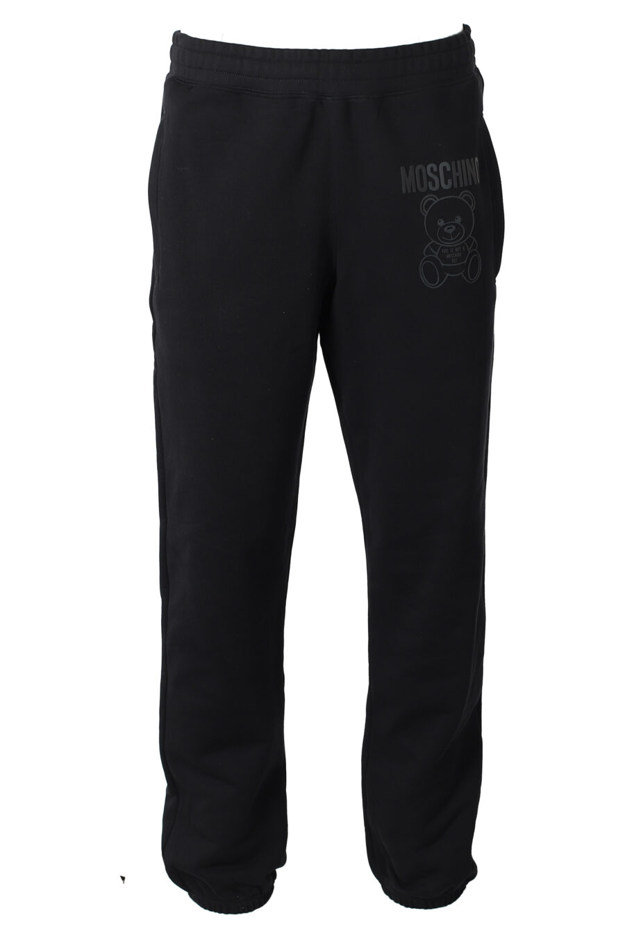 Pantalón de chándal negro con logo oso monocromático - IMG 9897