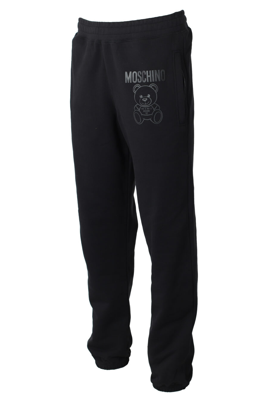 Pantalón de chándal negro con logo oso monocromático - IMG 9898
