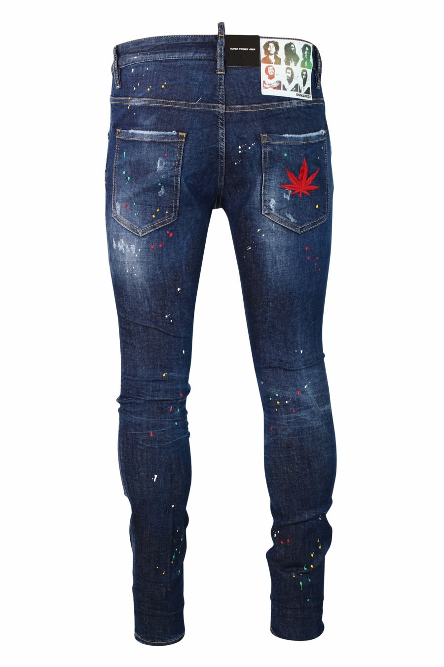 Blaue Jeans "super twinky jean" getragen "bob marley" - IMG 9924 1