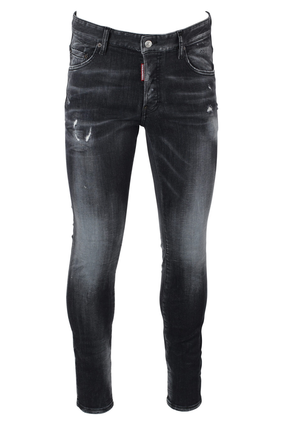 Pantalón vaquero negro semidesgastado "super twinky jean" - IMG 9958