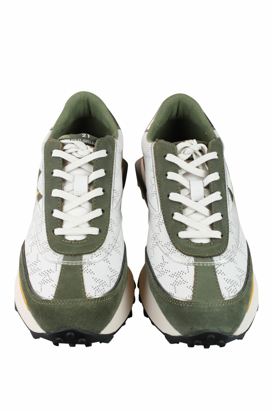 Zapatillas "Zone" blancas con verde - IMG 9993
