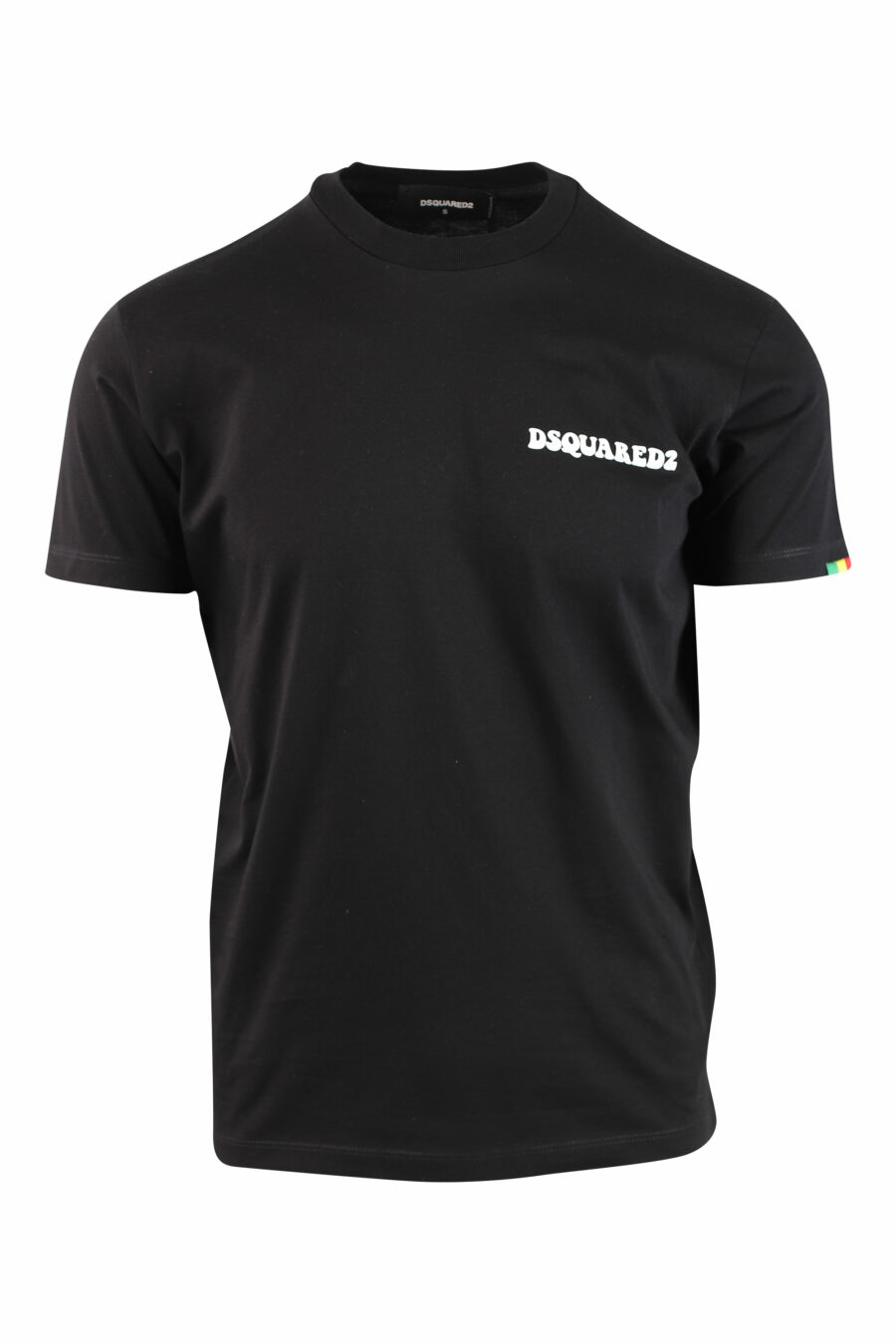 T-shirt preta com minilogo - IMG 9994