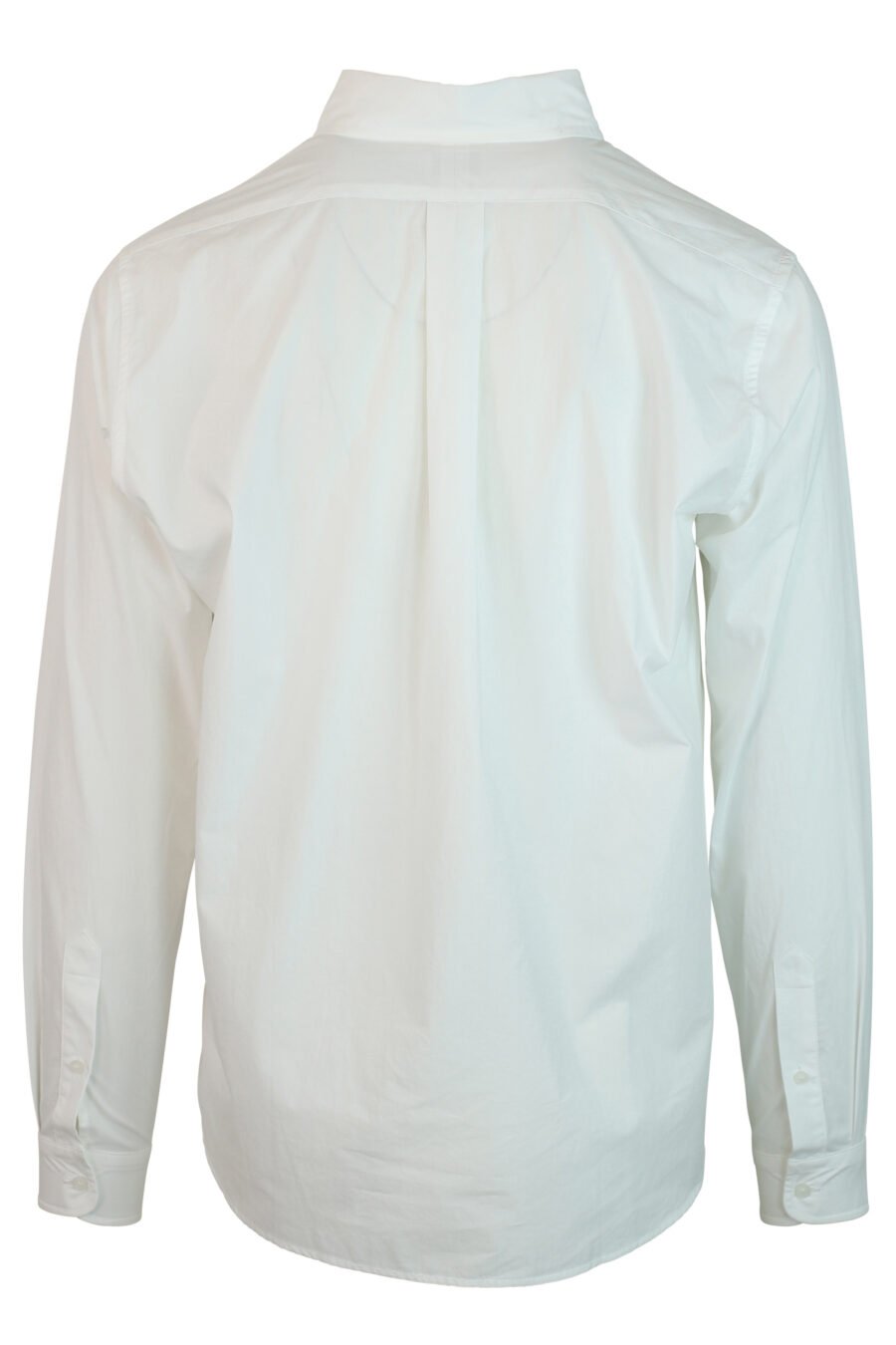 Camisa blanca con minilogo "boke flowers" - 3612230406605 2