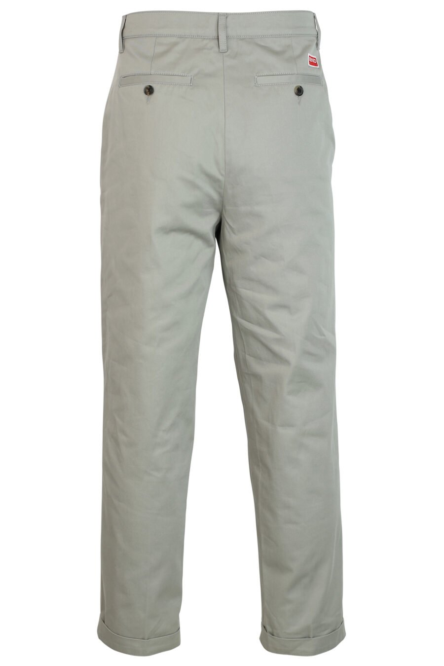 Beige trousers with mini-logo - 3612230408982 3