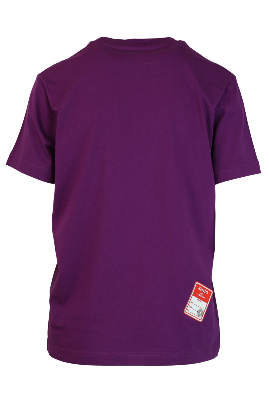 Camiseta violeta con maxilogo "rue vivienne" blanco - 3612230461253 2