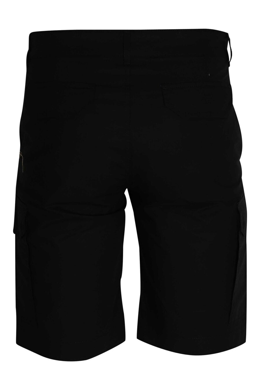 Schwarze Cargo-Shorts mit Logo - 4062226166942 2
